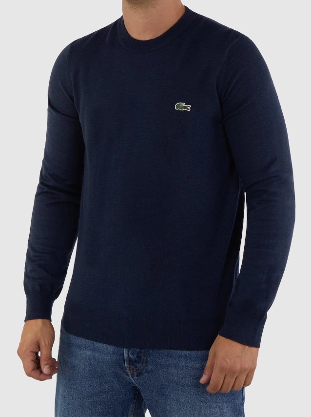 Camisola Lacoste Homem Crewnecks Sweaters Male Adult Sweater