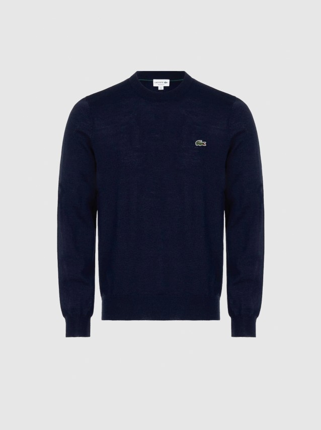 Camisola Lacoste Homem Crewnecks Sweaters Male Adult Sweater