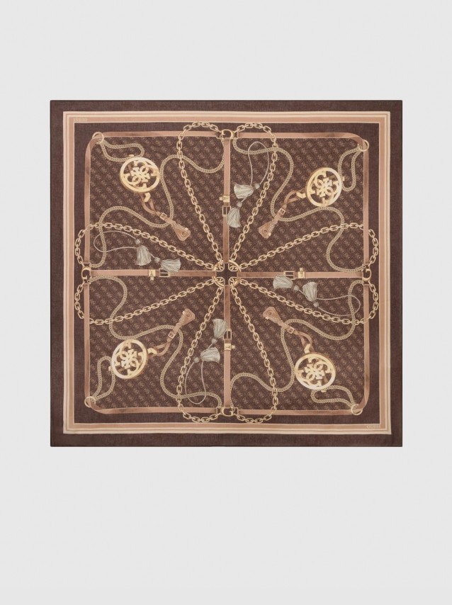 Cachecol Guess Mulher Printed Kefiah 120X120