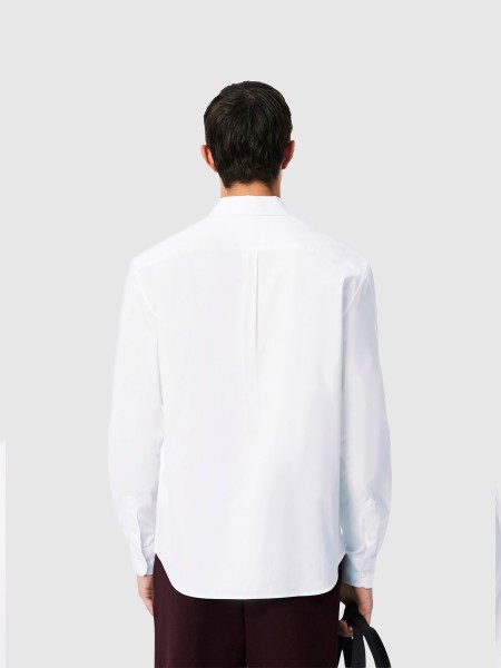 Camisa Lacoste Homem Casual Shirts Male Adult Woven Camisa Lacoste Homem Casual Shirts Male Adult Woven