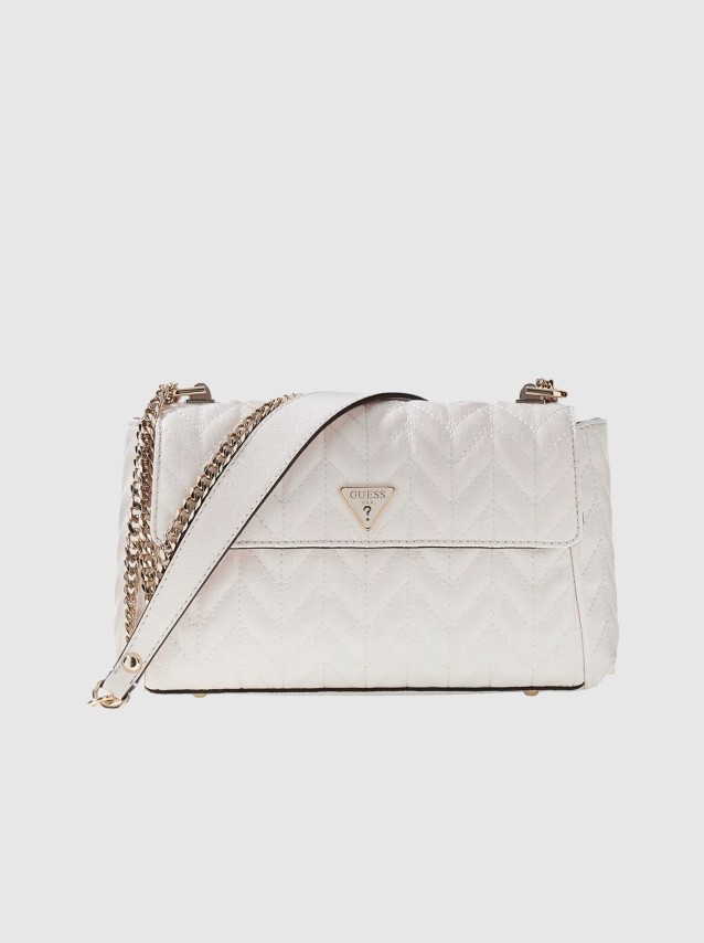 Mala Guess Mulher Stacey Convertible Xbody Flap