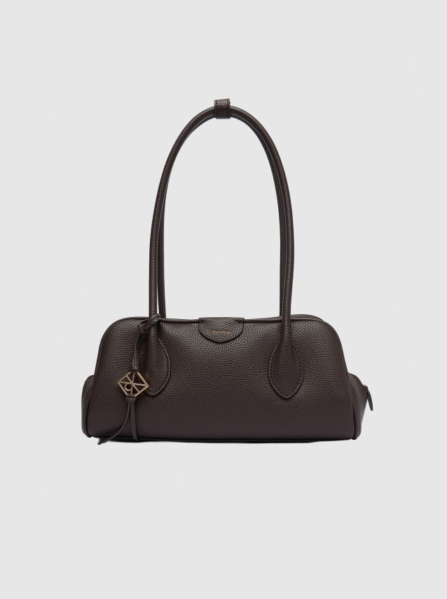 Mala Calvin Klein Mulher Emblem Trio Pebble Shoulder Bag