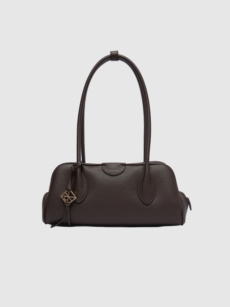 Mala Calvin Klein Mulher Emblem Trio Pebble Shoulder Bag