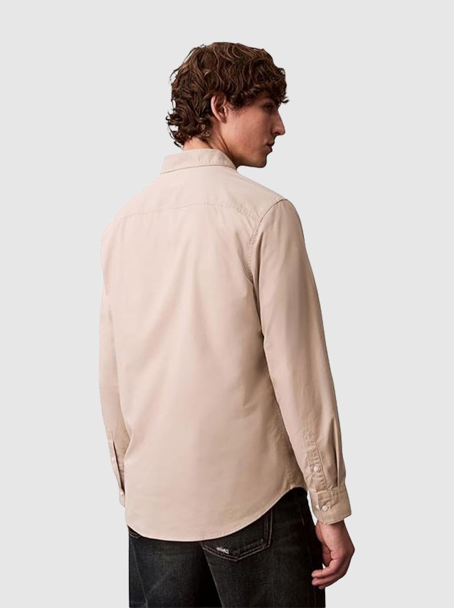Camisa Calvin Klein Homem Ls Solid Oxford Classic Shirt