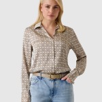 Camisa Guess Mulher Ls New Concetta Shirt