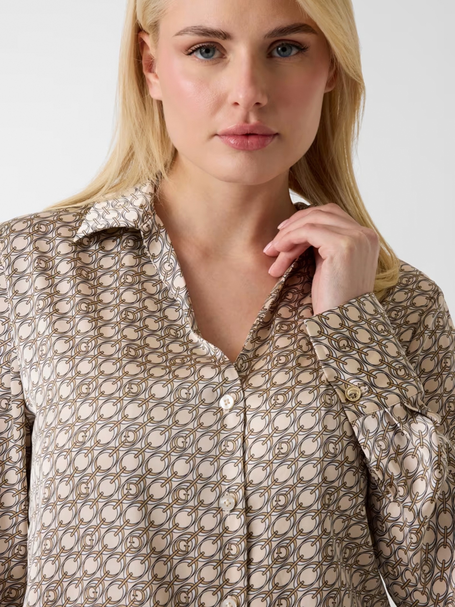 Camisa Guess Mulher Ls New Concetta Shirt