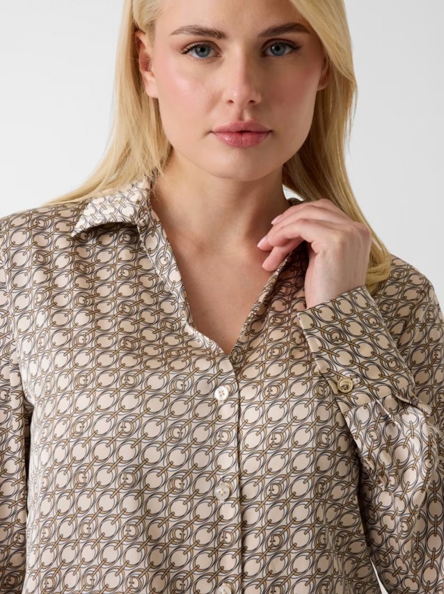 Camisa Guess Mulher Ls New Concetta Shirt