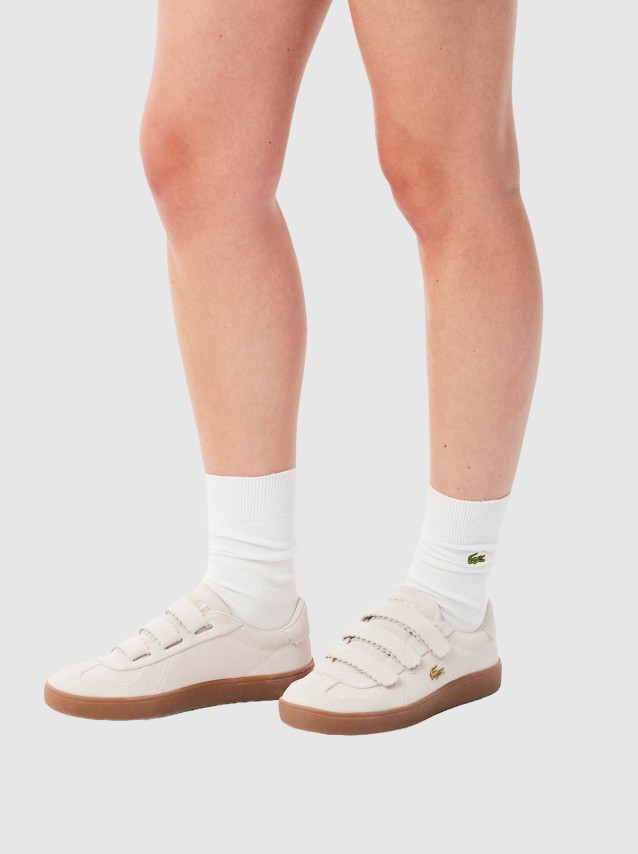 Sapatilha Lacoste Mulher Womens Baseshot Pro Strap Sneakers