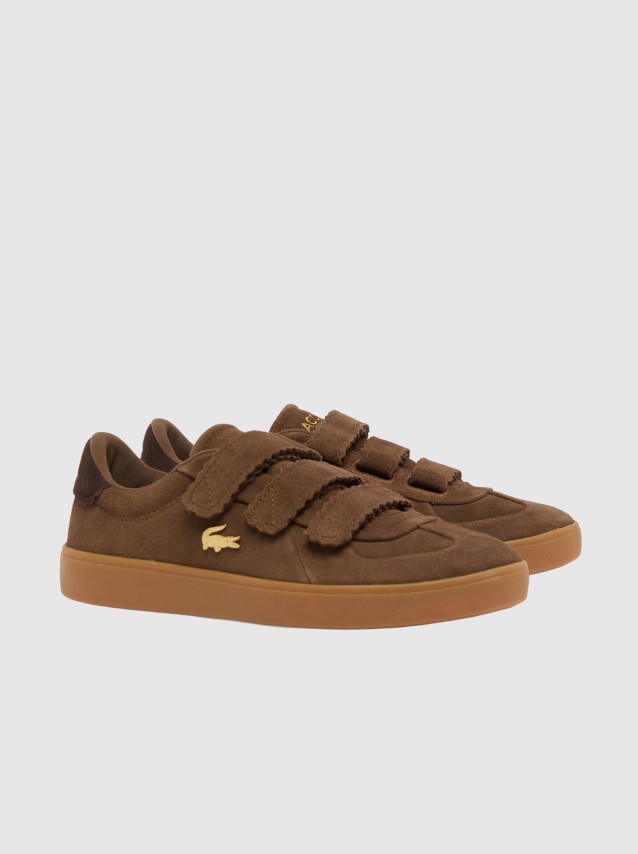 Sapatilha Lacoste Mulher Womens Baseshot Pro Strap Sneakers