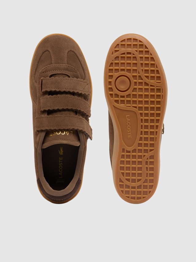 Sapatilha Lacoste Mulher Womens Baseshot Pro Strap Sneakers
