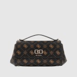 Mala Guess Mulher Emelie Logo Flap Crossbody