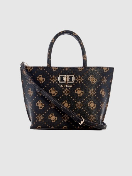 Mala Guess Mulher Emelie Logo Mini Tote Mala Guess Mulher Emelie Logo Mini Tote