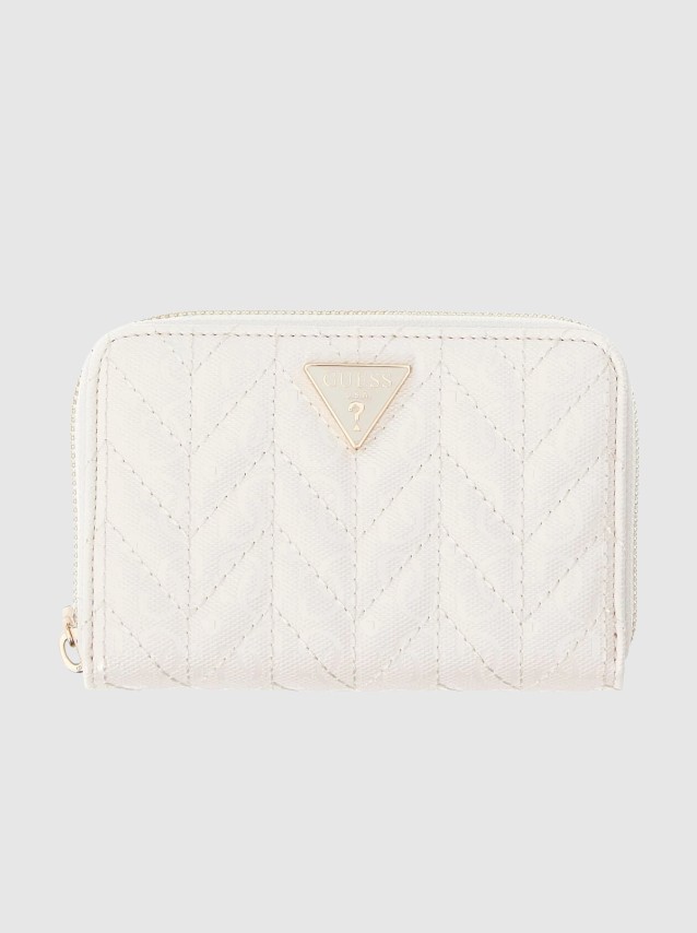 Carteira Guess Mulher Stacey Slg Medium Zip Around