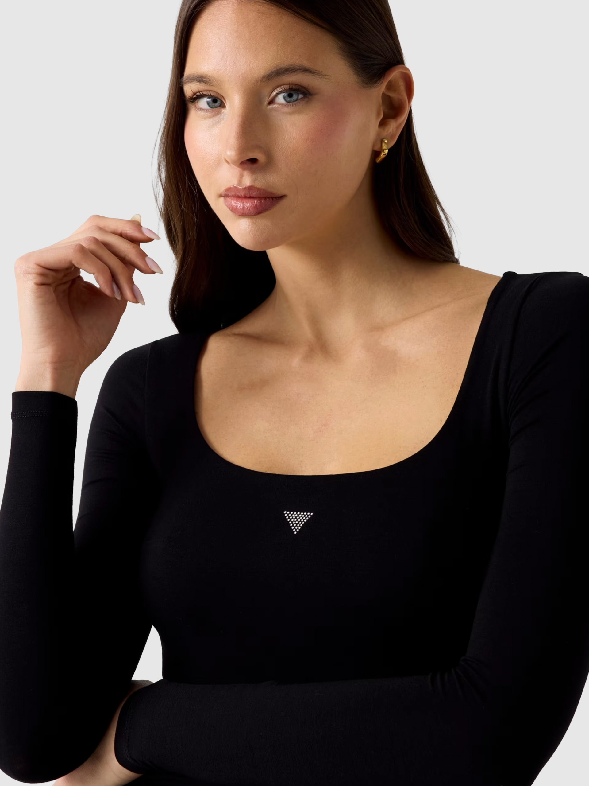 Body Guess Mulher Ls Square Nk Larissa Body