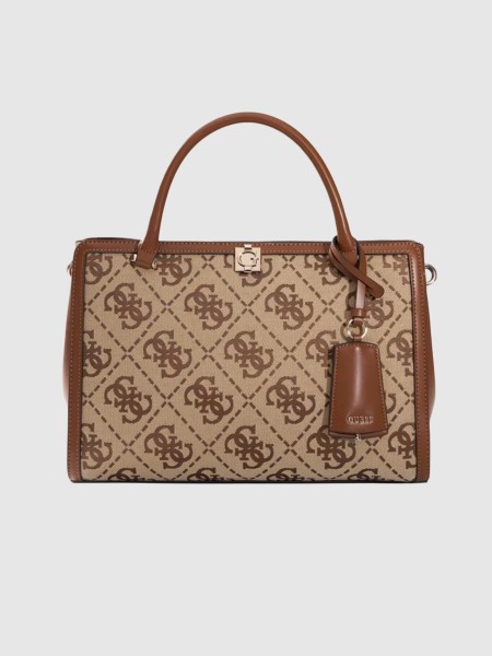 Mala Guess Mulher Audrey Logo Girlfriend Satchel Mala Guess Mulher Audrey Logo Girlfriend Satchel