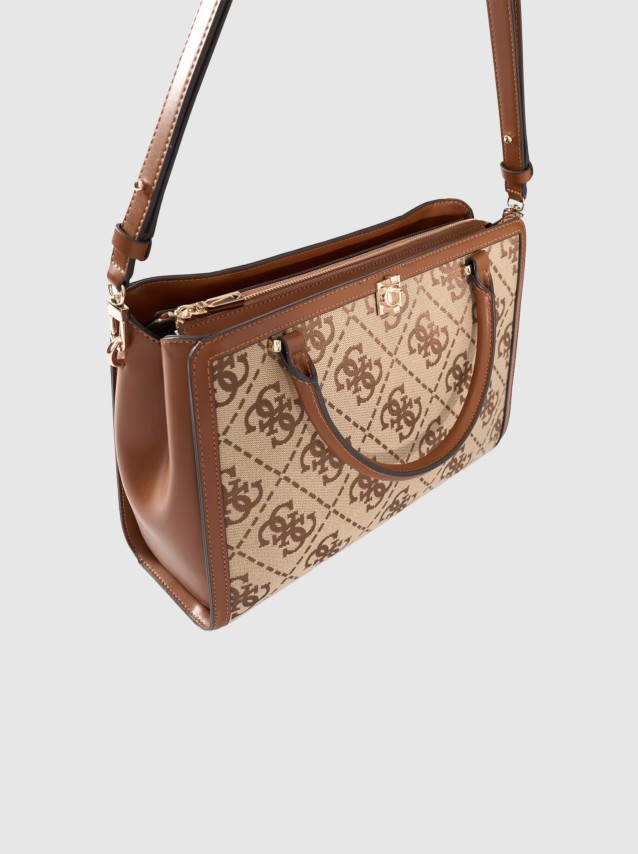 Mala Guess Mulher Audrey Logo Girlfriend Satchel