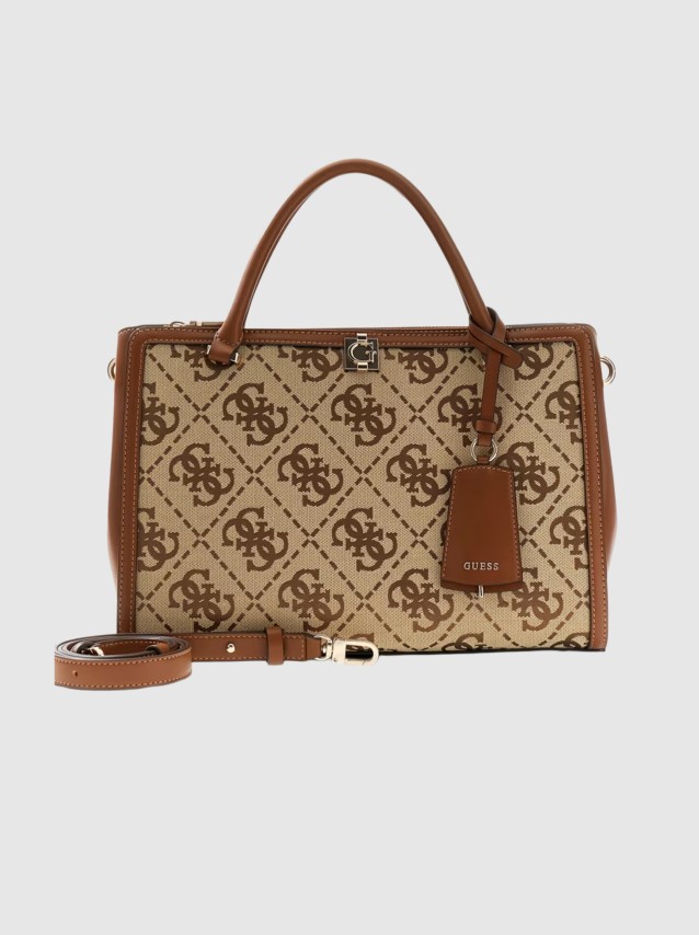Mala Guess Mulher Audrey Logo Girlfriend Satchel