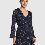 Vestido Guess Mulher Ls Emy Belted Dress