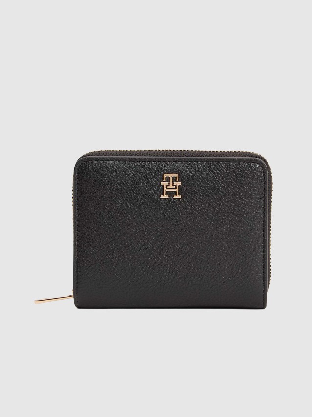 Carteira Tommy Hilfiger Mulher Th Icon Med Za W/flap