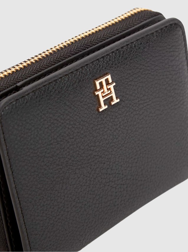Carteira Tommy Hilfiger Mulher Th Icon Med Za W/flap
