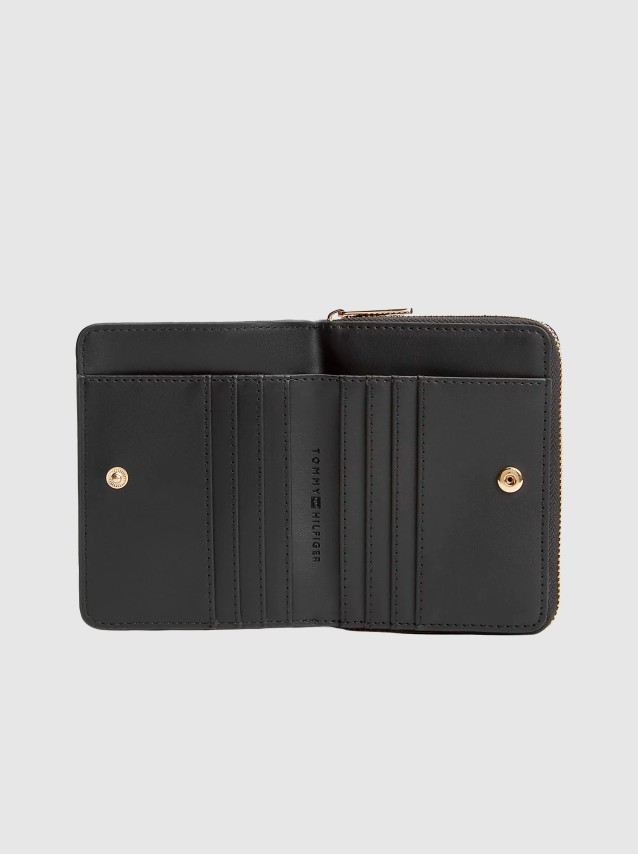Carteira Tommy Hilfiger Mulher Th Icon Med Za W/flap
