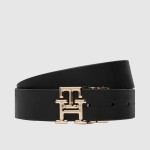 Cinto Tommy Hilfiger Mulher Th Logo Rev 3.0 Pebble