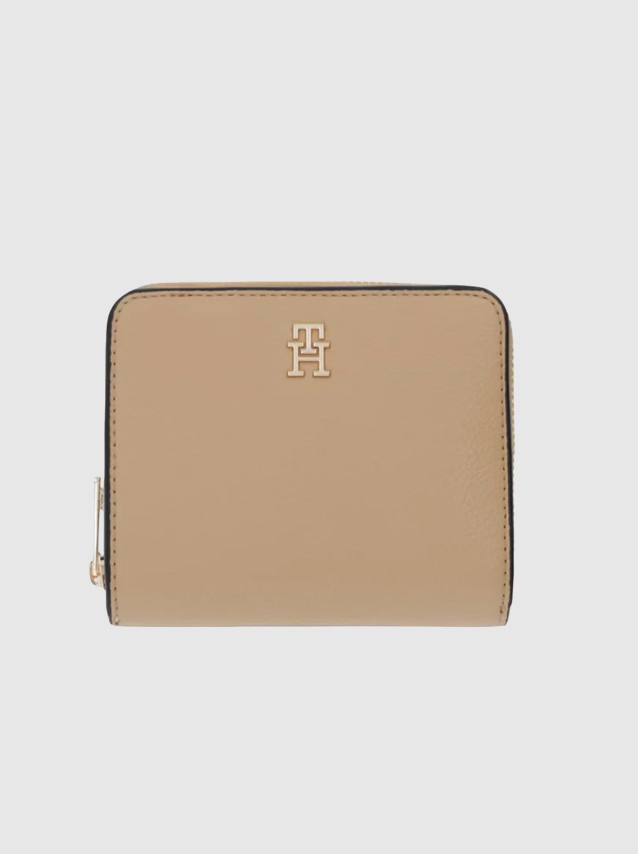 Carteira Tommy Hilfiger Mulher Th Icon Med Za W/ Flap Seasonal
