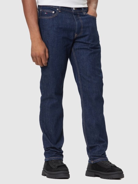 Jeans Tommy Jeans Homem Ryan Slim Str Di4156 Co Jeans Tommy Jeans Homem Ryan Slim Str Di4156 Co