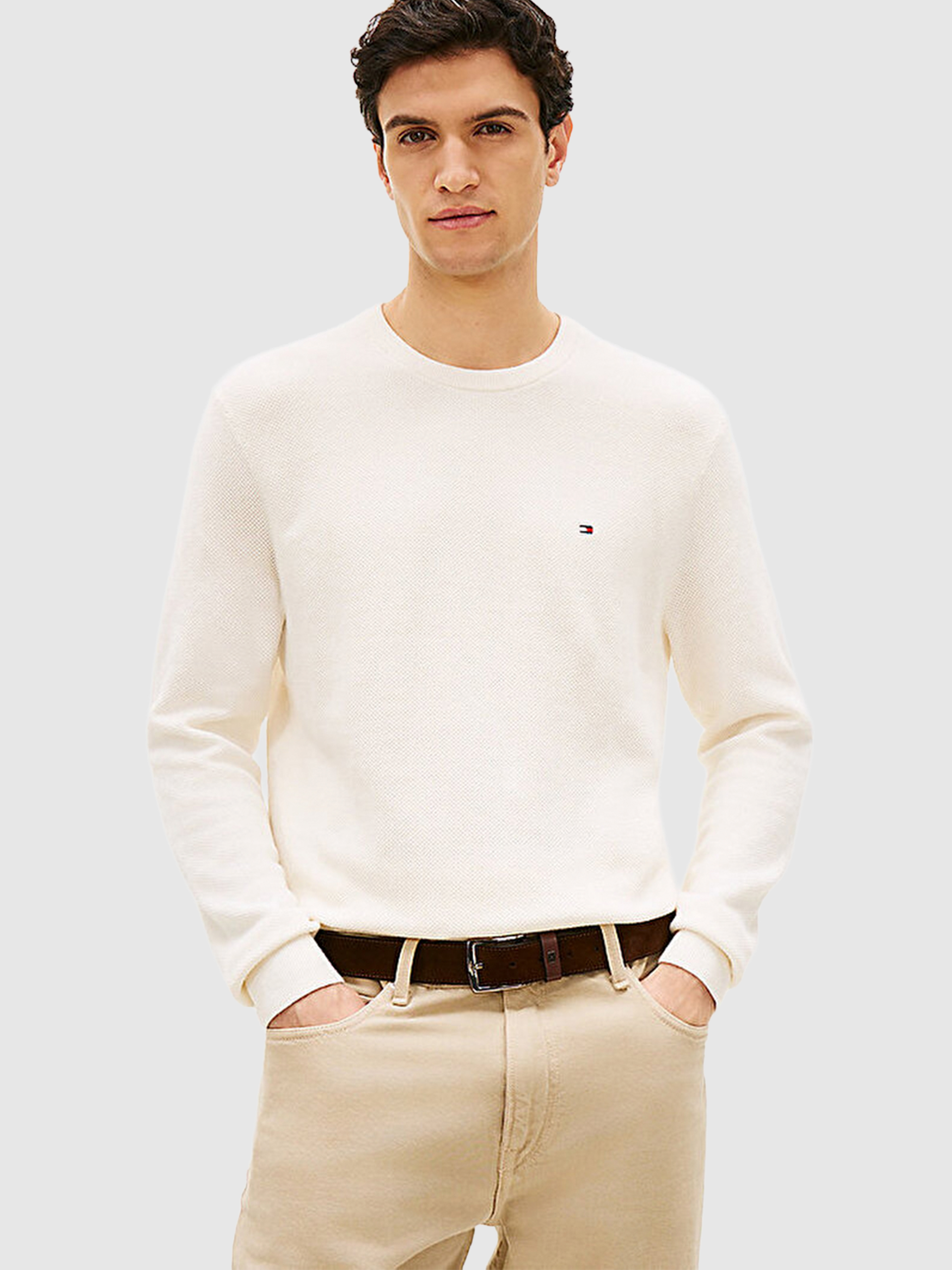 Camisola Tommy Hilfiger Homem Essential Structure Crew Neck