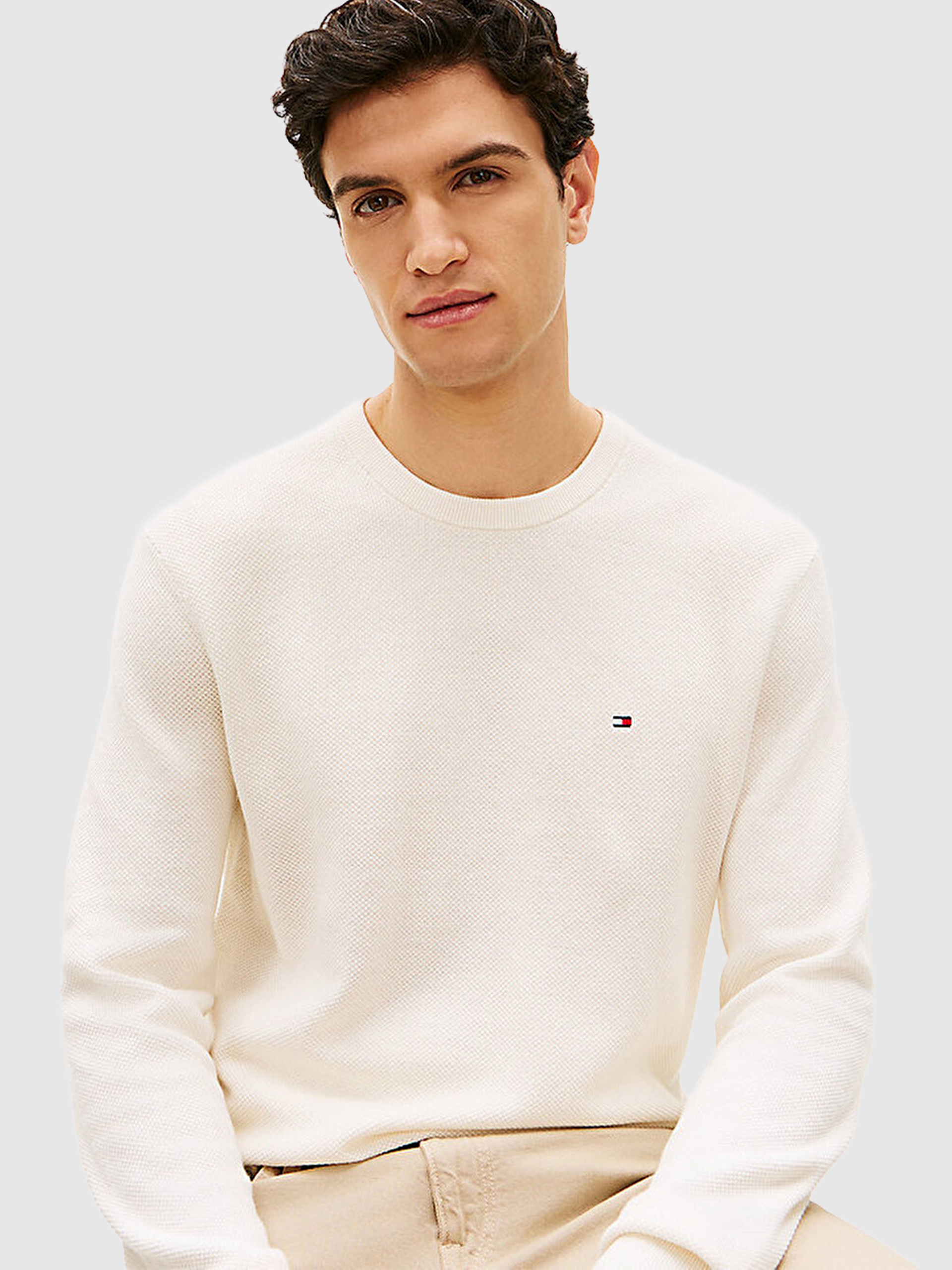 Camisola Tommy Hilfiger Homem Essential Structure Crew Neck