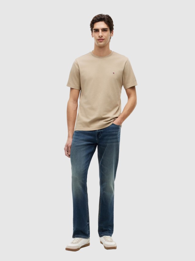 T-Shirt Tommy Hilfiger Homem Ess Seasonal Reg Fit Solid Tee