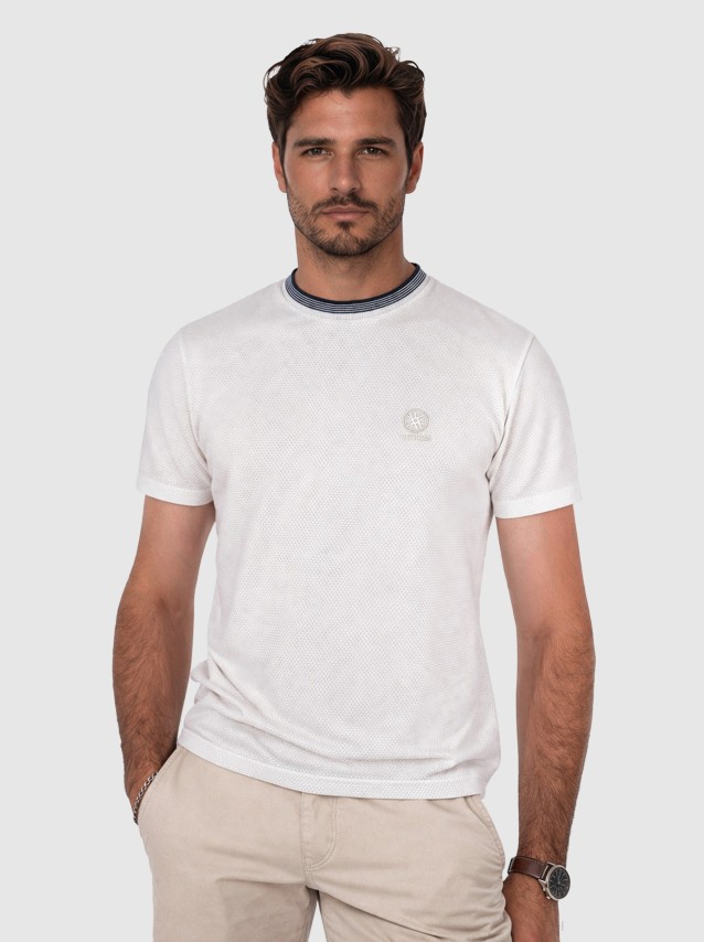 T-Shirt Polyestrer Textured Bubble Jersey / Winkley Westrags