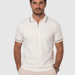 Polo Cotton Elastane Textured Pique Zip Neck / Herald 2 Westrags