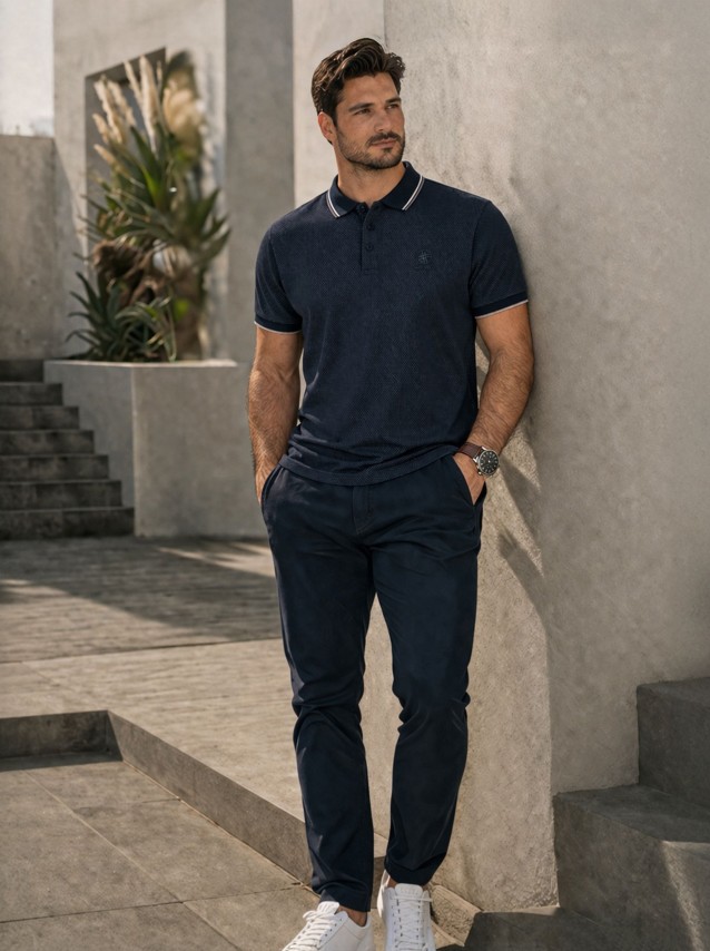 Polo Polyester Textured Jersey / Haven Westrags