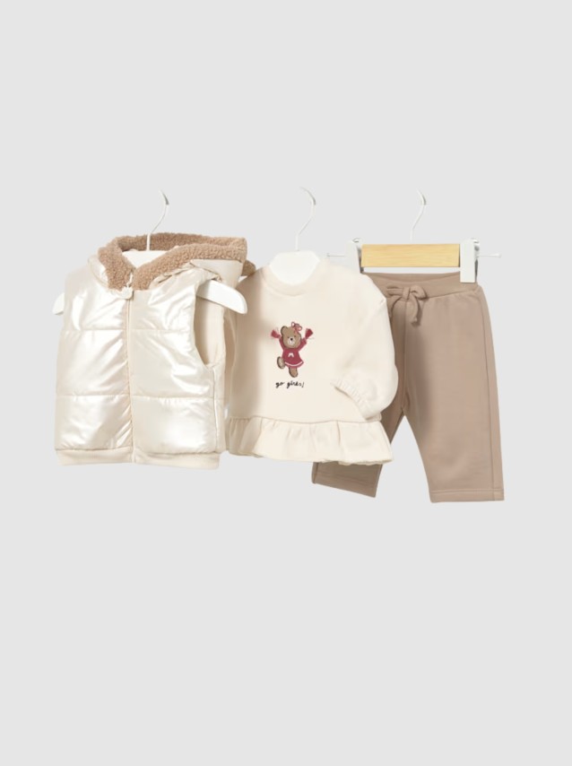 Conjunto 3 Pe�as Mayoral Menina Chandal Chaleco
