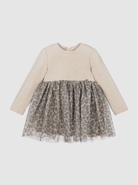 Vestido Mayoral Menina Vestido C/ Tule Vestido Mayoral Menina Vestido C/ Tule
