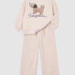Conjunto 2 Pe�as Mayoral Menina Fato Treino Aplic. Cachorro
