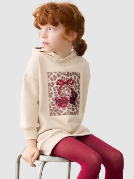 Sweatshirt Mayoral Menina Vestido Felpa Carapuço Sweatshirt Mayoral Menina Vestido Felpa Carapuço