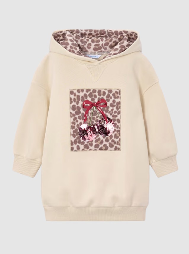 Sweatshirt Mayoral Menina Vestido Felpa Carapu�o