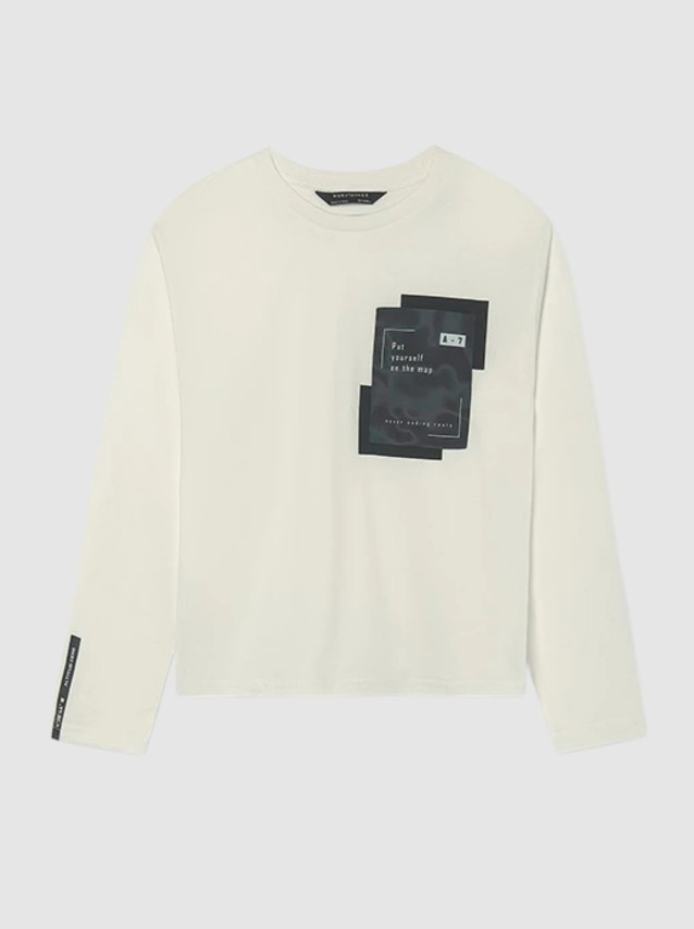 Camisola Mayoral Menino Camiseta M/comp. Bolso