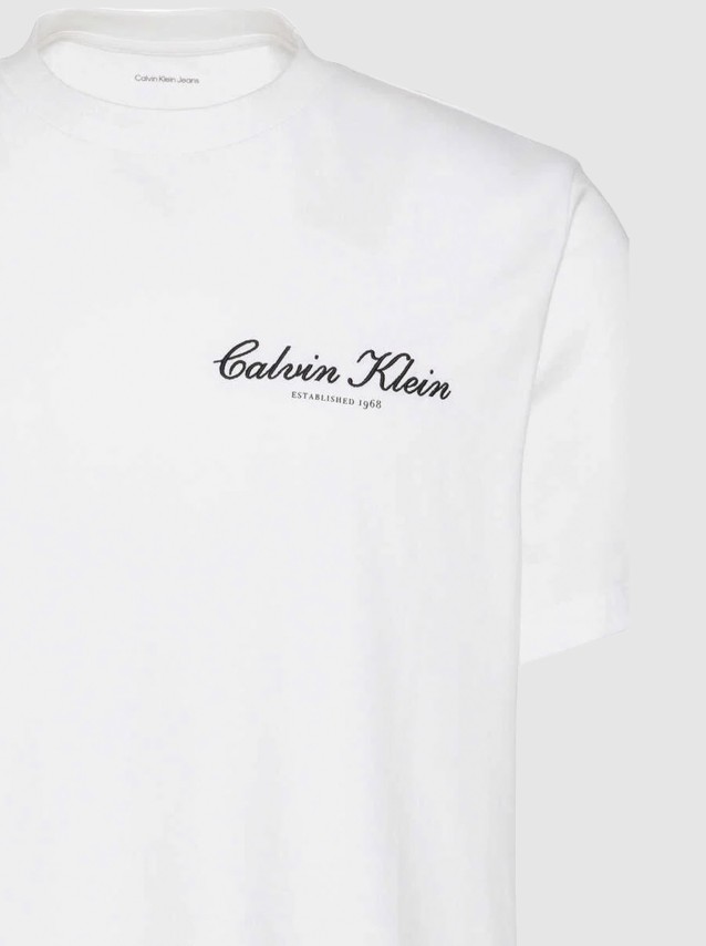 T-Shirt Calvin Klein Mulher 20S March Graphic Seasonal Fashi
