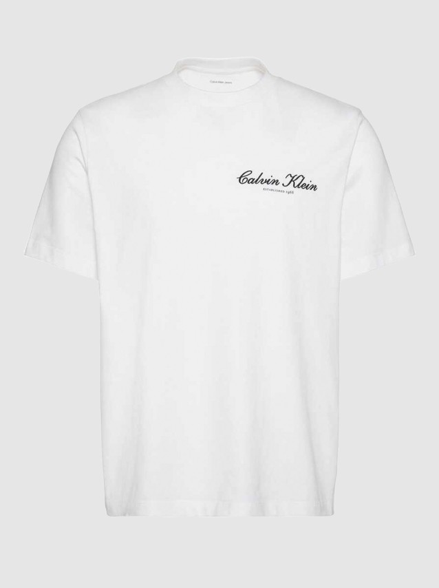 T-Shirt Calvin Klein Mulher 20S March Graphic Seasonal Fashi