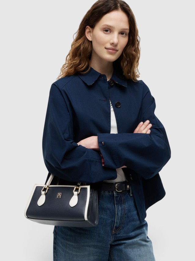 Mala Tommy Hilfiger  Mulher Th Grace Mini Satchel Col Block