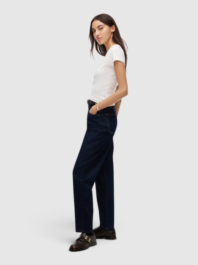Jeans Tommy Jeans Mulher 90S Mom High Tapered Di4156