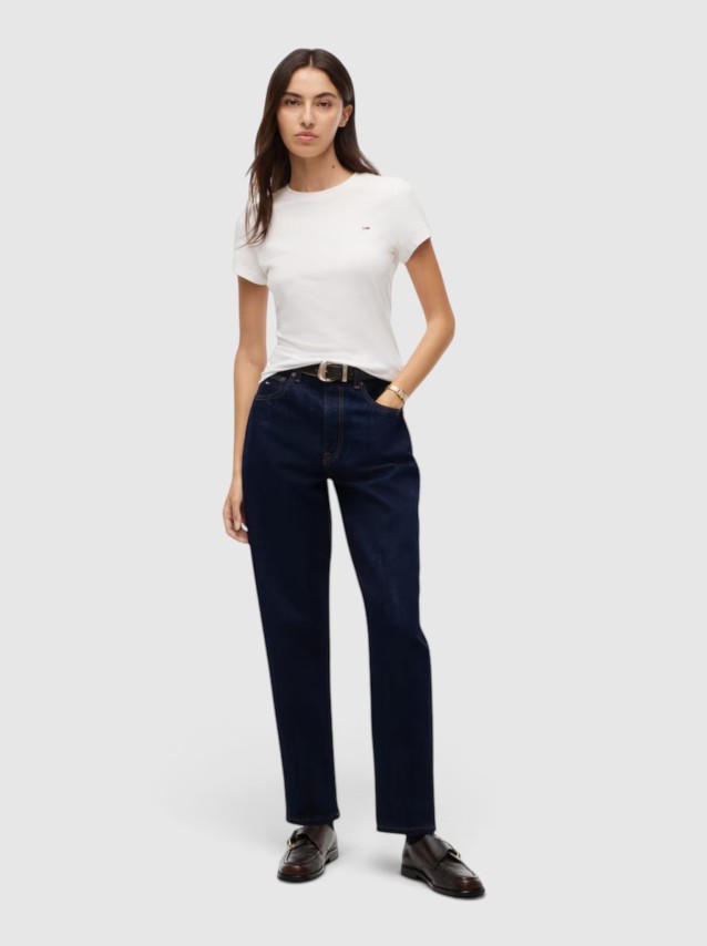 Jeans Tommy Jeans Mulher 90S Mom High Tapered Di4156