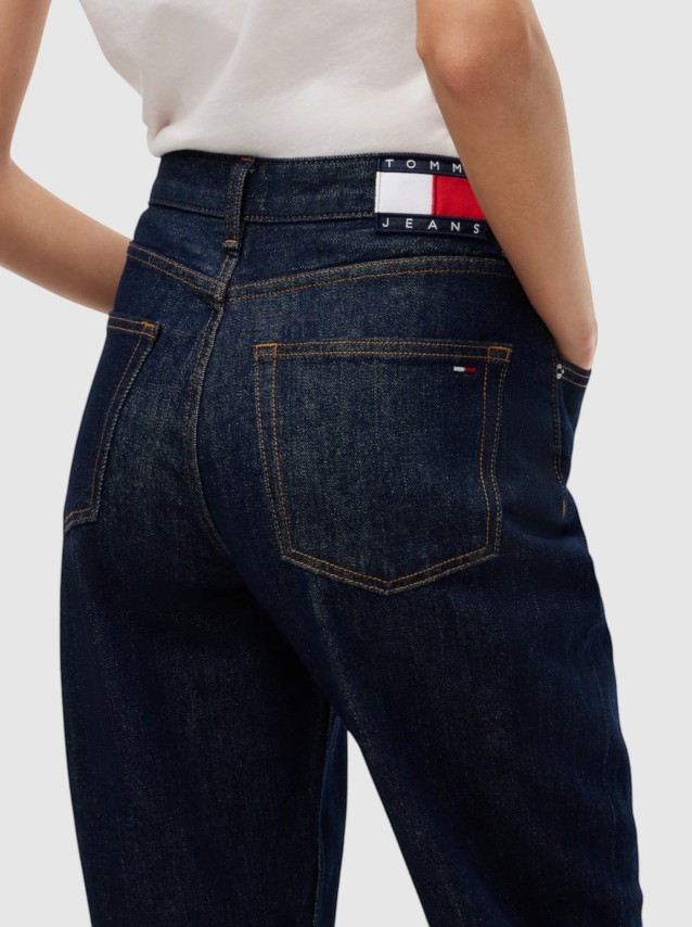 Jeans Tommy Jeans Mulher 90S Mom High Tapered Di4156