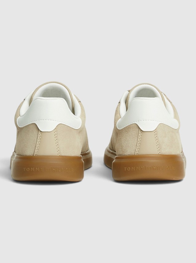Sapatilha Tommy Hilfiger Mulher Th Icon Court Light Suede