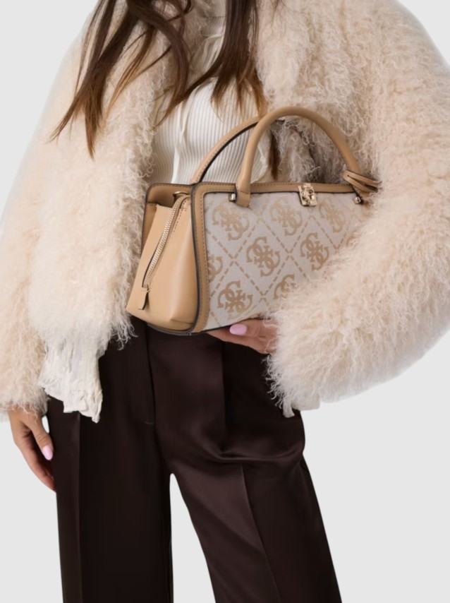 Mala Guess Mulher Audrey Logo Sml Gfrnd Satchel