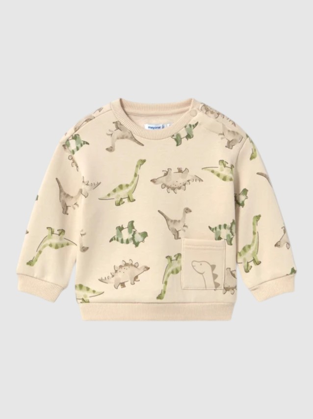 Camisola Mayoral Menino Sweat Estampada Dinossauros