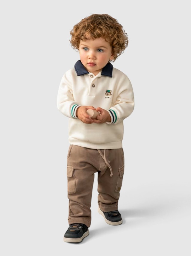 Polo Mayoral Menino Sweat Gola Tipo Polo